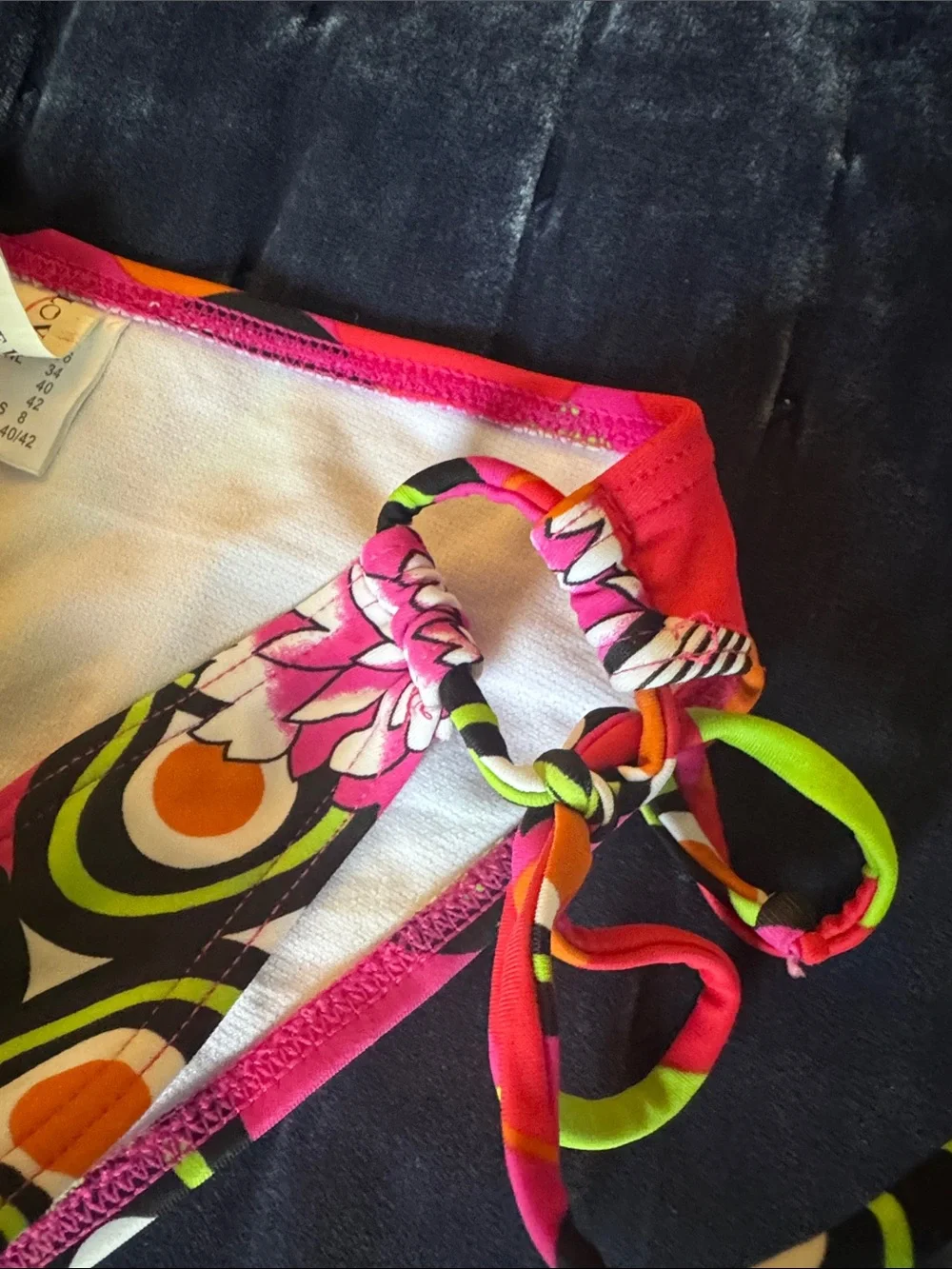 Vibrant Retro Print Two-Piece Bikini Set